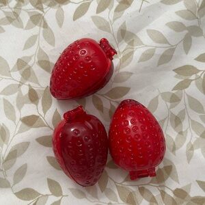 Strawberry-Shaped Party Favor- Lip balms